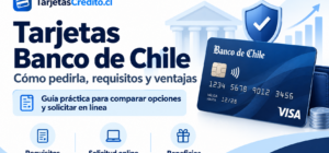 Tarjetas Banco de Chile con requisitos, solicitud online y beneficios para clientes en Chile