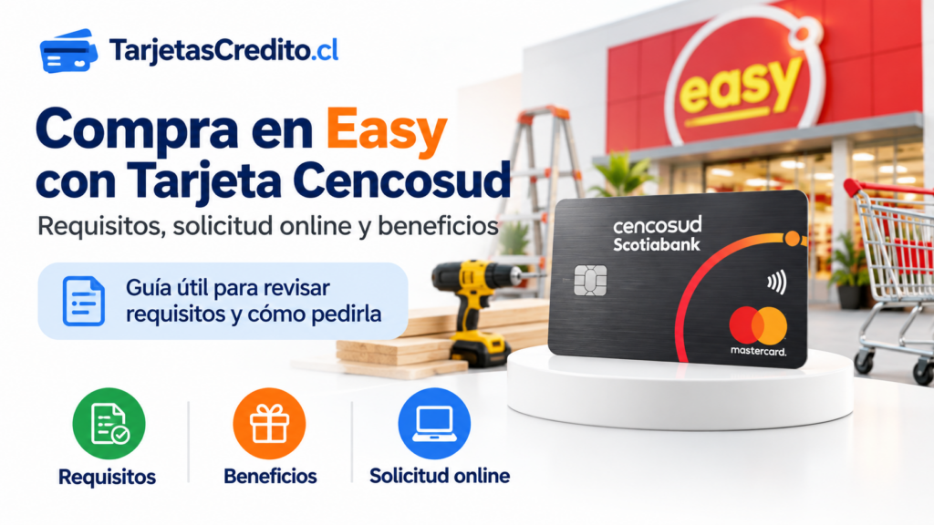 Tarjeta Cencosud para comprar en Easy