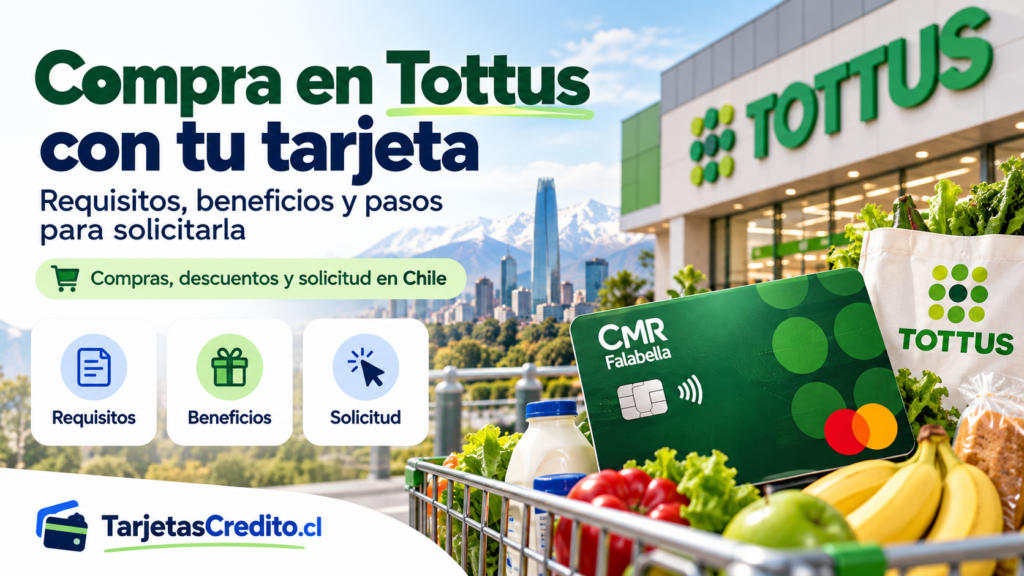 Tarjeta para comprar en Tottus