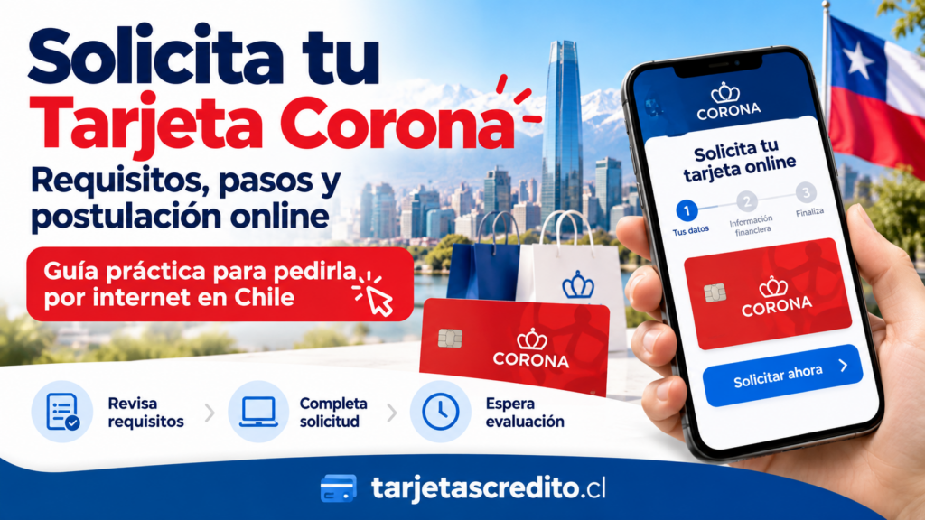 Solicitud de Tarjeta Corona por internet con requisitos, pasos de postulación y proceso de evaluación en Chile