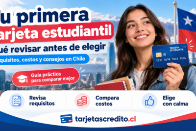 Primera tarjeta de crédito para estudiantes en Chile con requisitos, costos y consejos para comparar antes de elegir