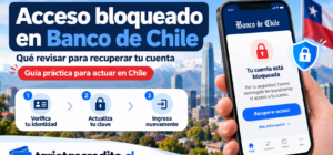 Cuenta bloqueada en Banco de Chile