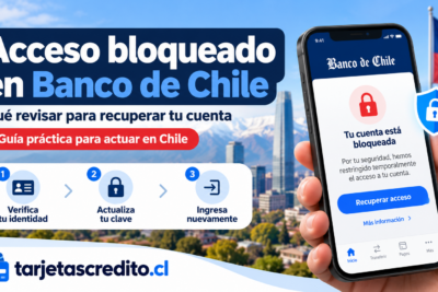 Cuenta bloqueada en Banco de Chile