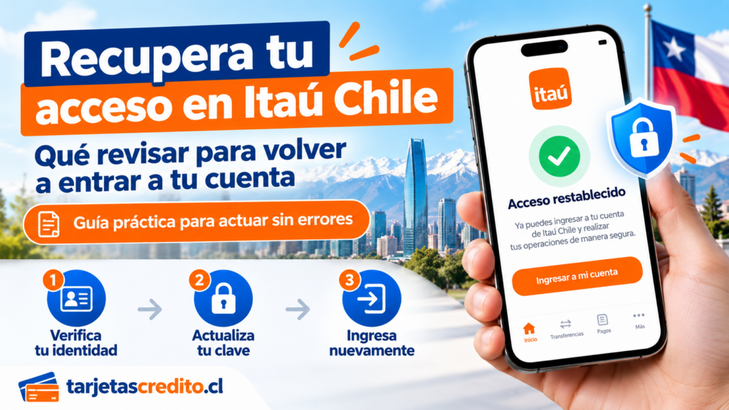 No puedo ingresar a Itaú Chile