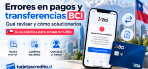 Problemas con transferencias y pagos en BCI