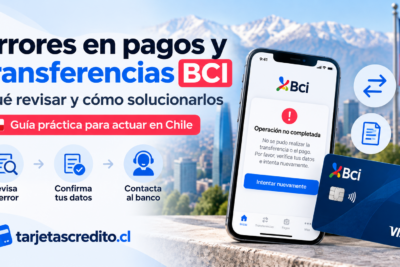 Problemas con transferencias y pagos en BCI