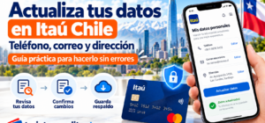 actualizar tus datos personales en Itaú Chile