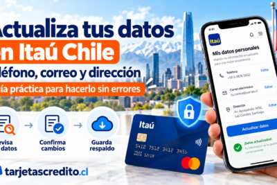 actualizar tus datos personales en Itaú Chile