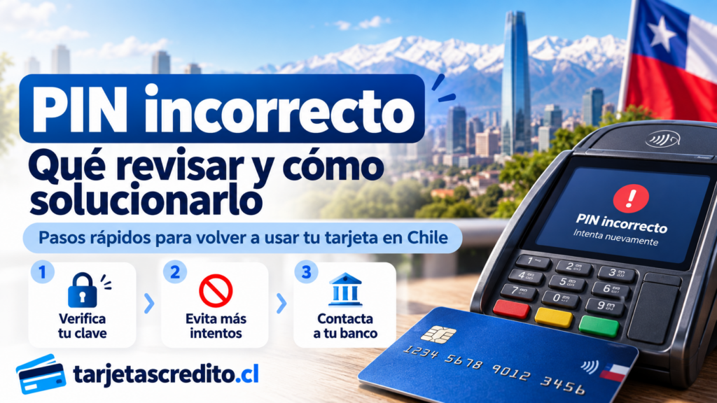 PIN de tarjeta incorrecto
