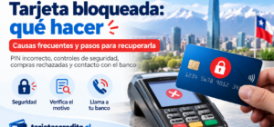 Tarjeta bancaria bloqueada
