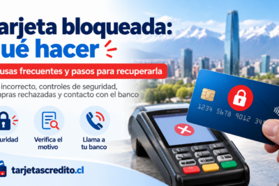 Tarjeta bancaria bloqueada