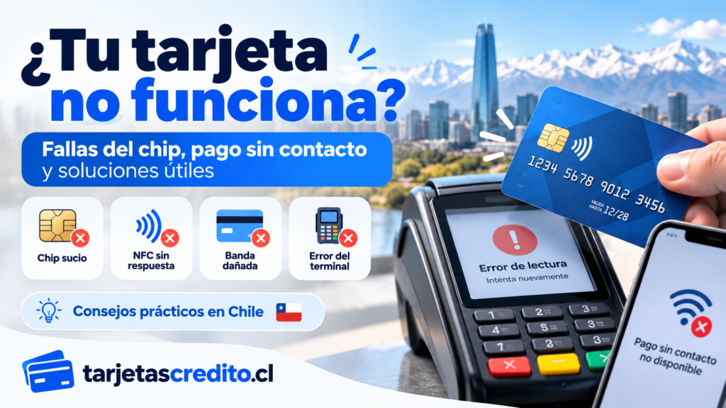 Tarjeta de crédito no funciona