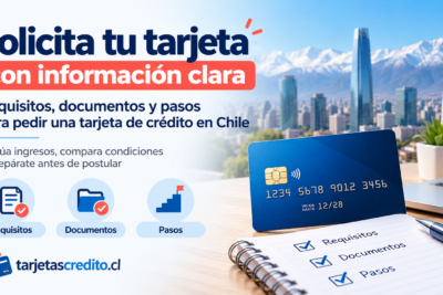 Requisitos, documentos y pasos para solicitar una tarjeta de crédito en Chile ¿Esta conversación te resultó útil hasta ahora?
