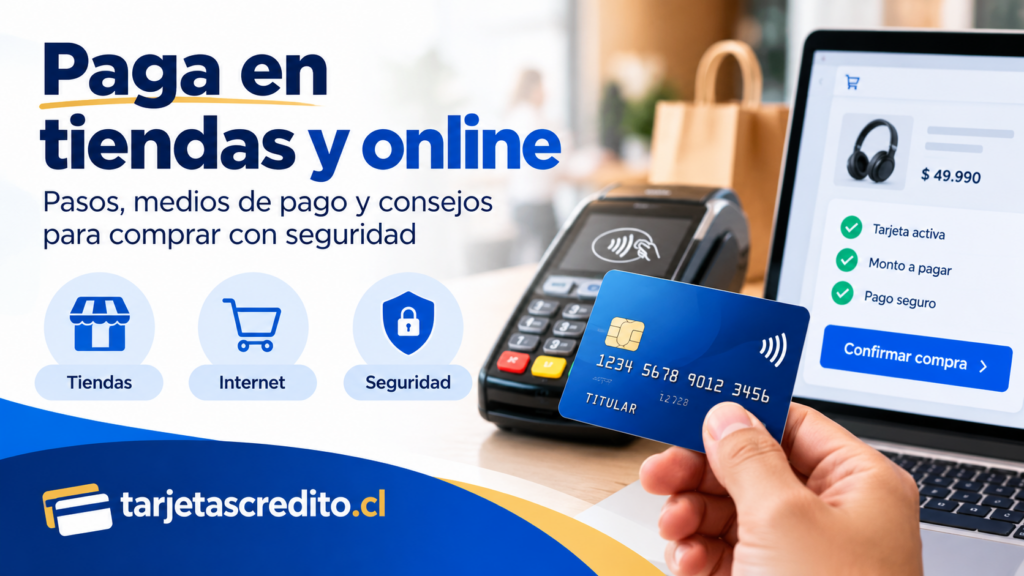 Cómo pagar con tarjeta de crédito en tiendas y por internet