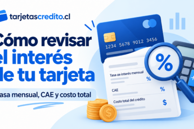Cómo revisar la tasa de interés, CAE y costo total de una tarjeta de crédito