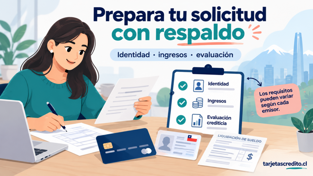 Requisitos habituales para pedir una tarjeta en Chile: identidad, ingresos y evaluación crediticia