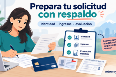 Requisitos habituales para pedir una tarjeta en Chile: identidad, ingresos y evaluación crediticia