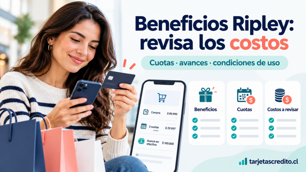 Descuentos, compras en cuotas y cargos que conviene comparar antes de usar la tarjeta Ripley