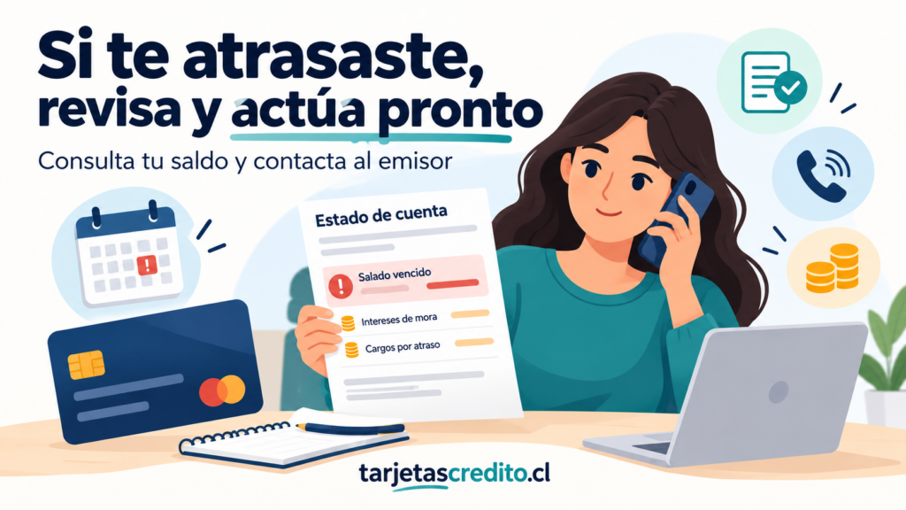 Guía visual para consultar la deuda y buscar opciones de pago después de un atraso