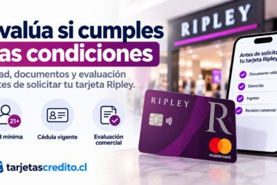 Requisitos de edad, cédula y evaluación comercial para solicitar la tarjeta Ripley