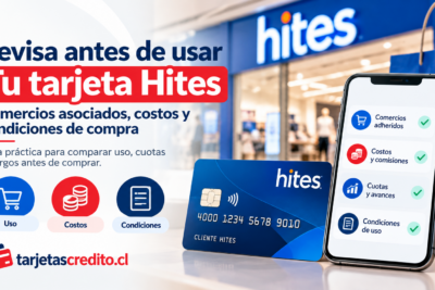 Comercios asociados, costos y condiciones de uso de la Tarjeta Hites