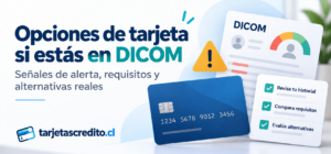 Tarjeta de crédito con DICOM