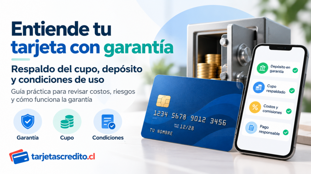 Tarjeta de crédito con garantía