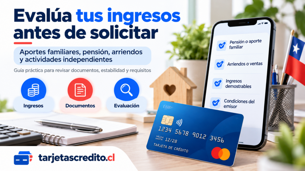 Ingresos, documentos y evaluación para solicitar una tarjeta de crédito siendo dueña de casa