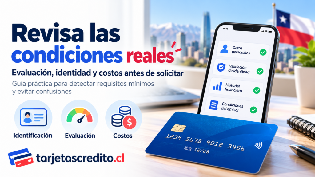 Identificación, evaluación y costos que suelen revisar al solicitar una tarjeta de crédito