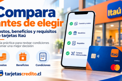 **ALT recomendado:** **Comparación de costos, beneficios y condiciones de las tarjetas de crédito Itaú Chile
