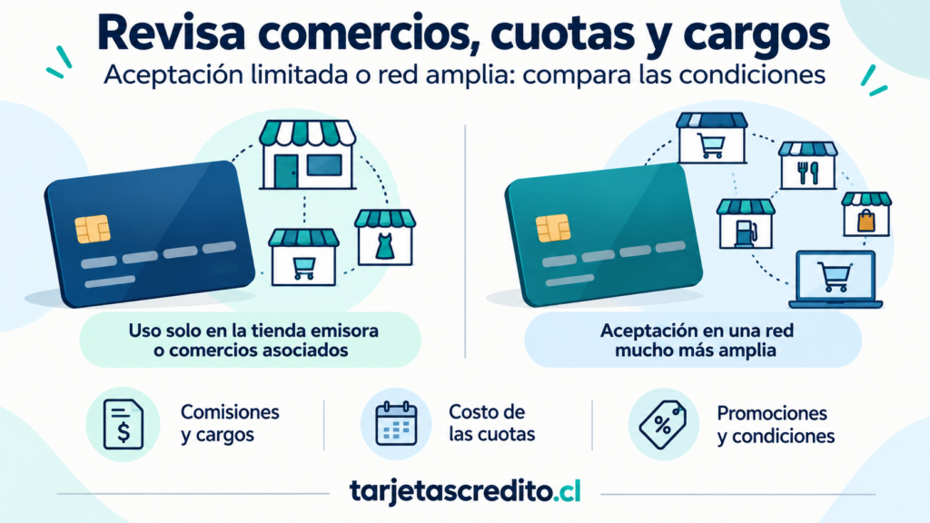 Tarjetas de crédito de tiendas en Chile