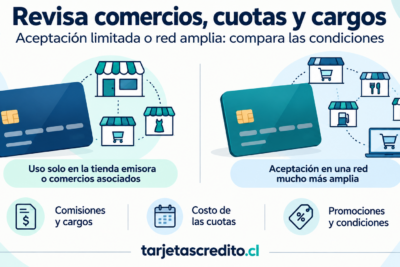 Tarjetas de crédito de tiendas en Chile