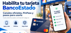 Activación de tarjeta de crédito BancoEstado por canales oficiales, PinPass y seguridad