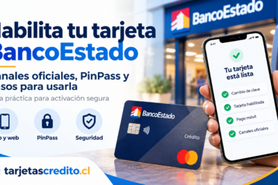 Activación de tarjeta de crédito BancoEstado por canales oficiales, PinPass y seguridad