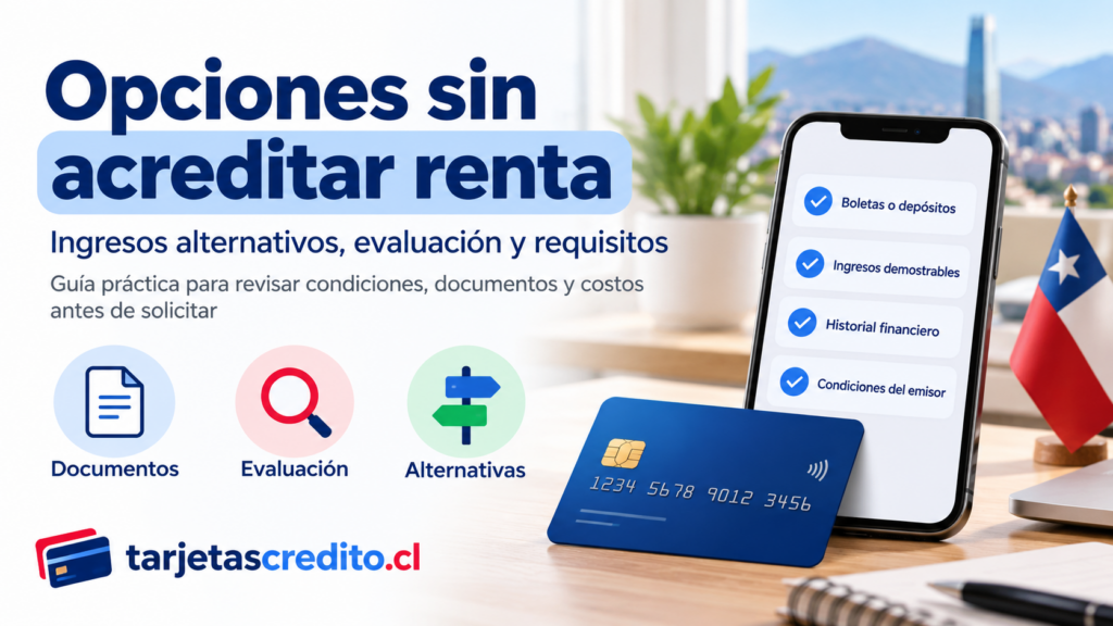 obtener una tarjeta de crédito sin acreditar renta